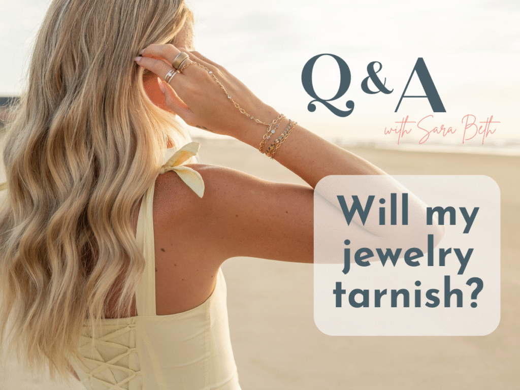 image of girl with non tarnish permanent jewelry